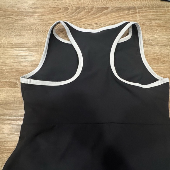 Sage Gray and White Midi Dress - Picture 6 of 7